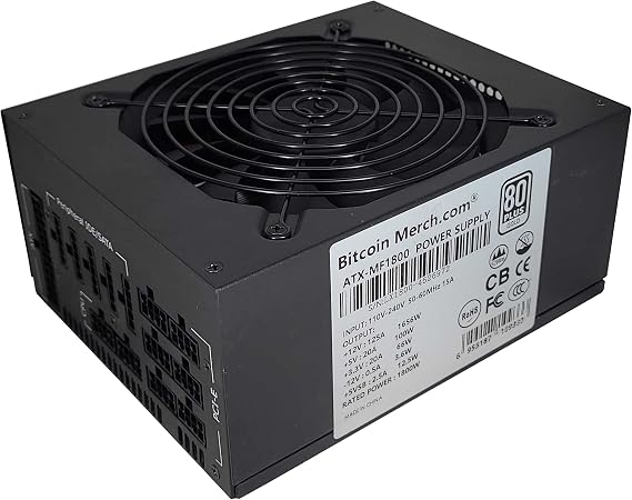 - 1600W 110V - 220V US Mining Modular Power Supply for G2 Antminer S9 L3++ RTX 3080 3090