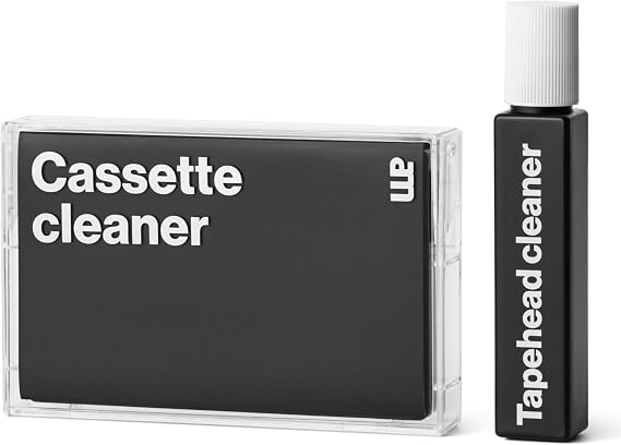 am Tape Head Cleaner Cassette Cleaning Kit with 20ml Solution