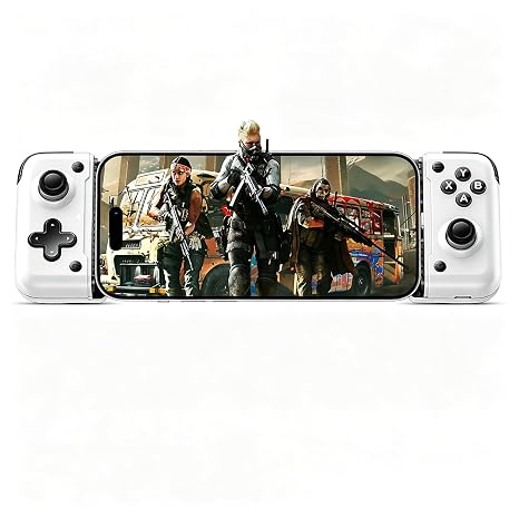 Koiiko USB C Mobile Gaming Controller für Android & iPhone 17/16/15 Series Type-C Phone Game Gamepad Joysticks with Hall Trigger/Turbo/Back keys Play Xbox Cloud Game PS Remote Play CODM