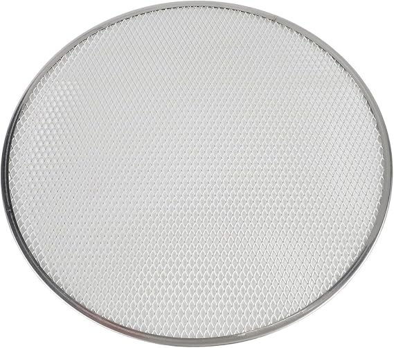 Non-Stick Pizza Tray Aluminum Mesh Pizza Screen Baking Tray, Round Pizza And Pasta Baking Pan For Even Heat Distribution, Reusable Kitchen Tool For Home Oven, Cookware Accessory(14 in)