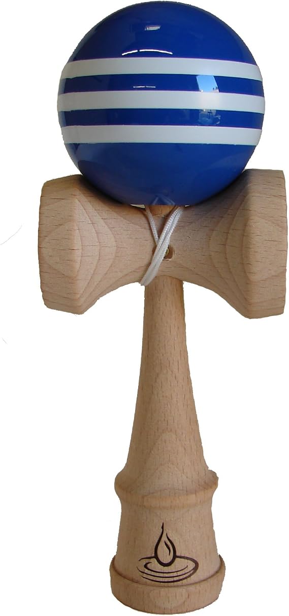Triple Blue/White Stripe Kendama