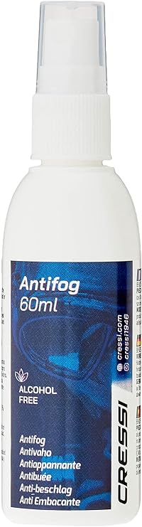 Cressi Anti-Fog Spray Mask Defoggers, 60 ml [Duplicate]