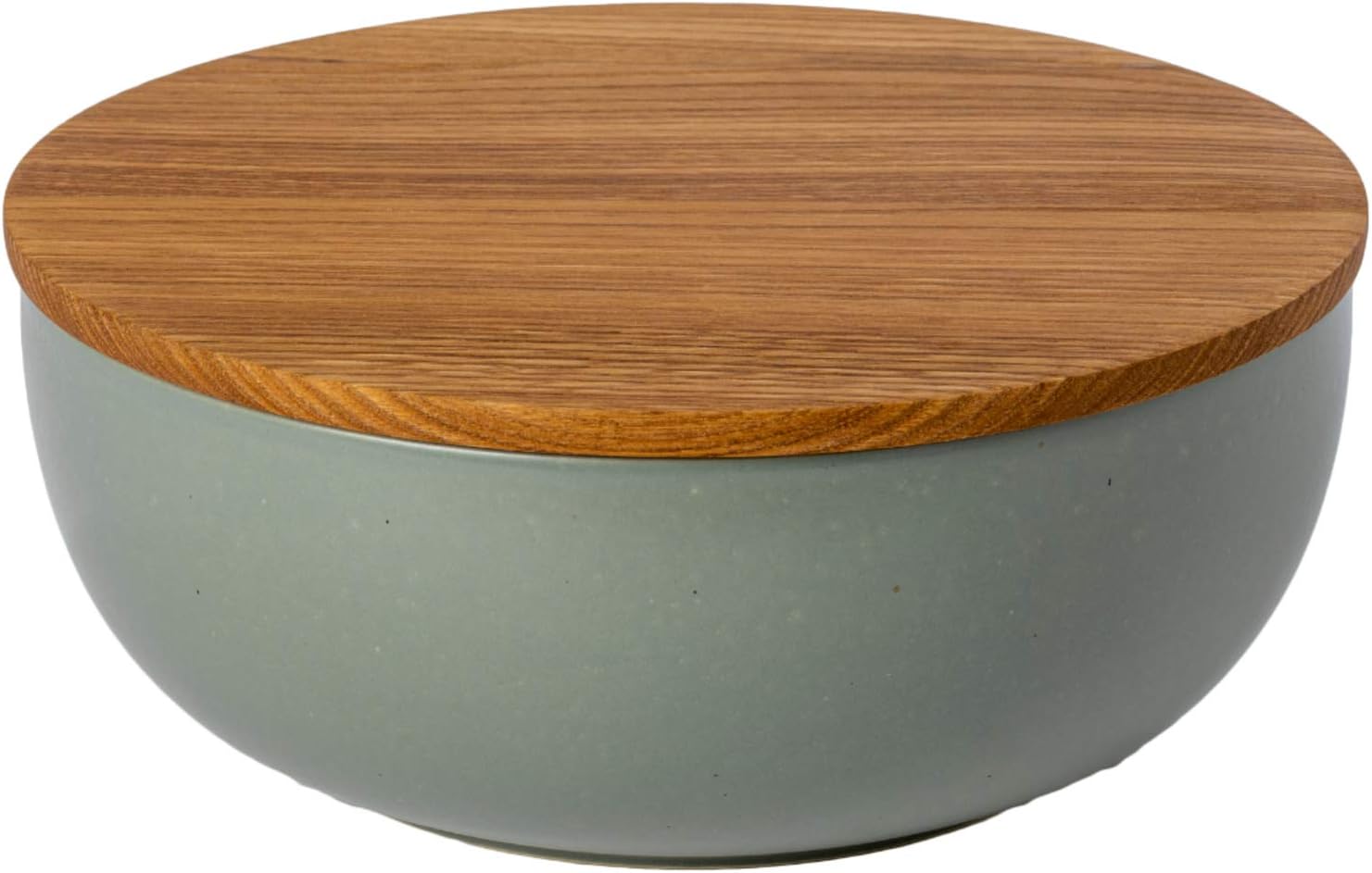 Casafina Ceramic Stoneware 10 x 4, 101 oz Serving Bowl with Lid - Pacifica Collection, Artichoke Green | Microwave & Dishwasher Safe Dinnerware | Food Safe Glazing | Restaurant Quality Serveware