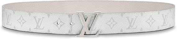 Louis Vuitton LV Initiales 40mm Reversible Belt (White, 90 cm)