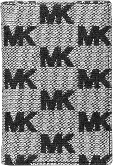 Michael Kors Men's Malone Folding Card Case, Black, One Size