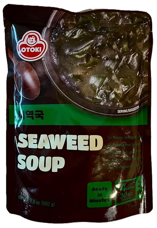 Ottogi Korean Seaweed Soup, Ready in 4 Minutes, 17.6 oz (500 g)