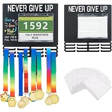 SUPERDANT Medal Hanger Display Medals Holder Sports Personalised Metal Rack Award Iron Shelf Organizer Wall Mounted Gifts for Athletes Runner