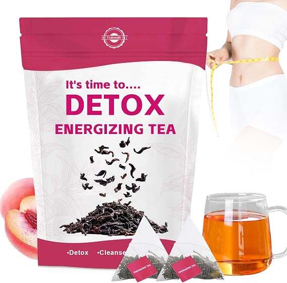 Detox Tea - 28 Days Herbal Tea, Natural Wellness, Gentle Cleanse & Metabolism&Healthy Weight Support, Digestive Health, Belly Fat Burner Reduce Bloating for Body Health, for Women & Men