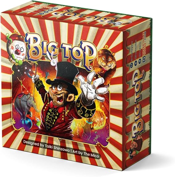 Big Top - Fast Paced Auction Game - 3 to 4 Players, Ages 11+, 3-4 Players
