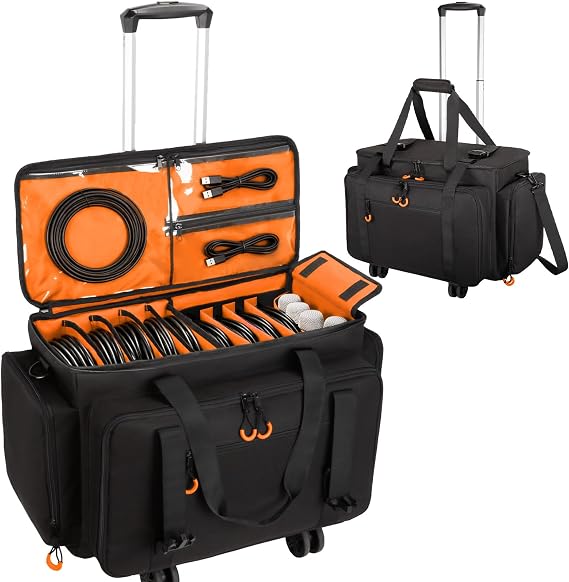 Rolling Cable Bag Orange