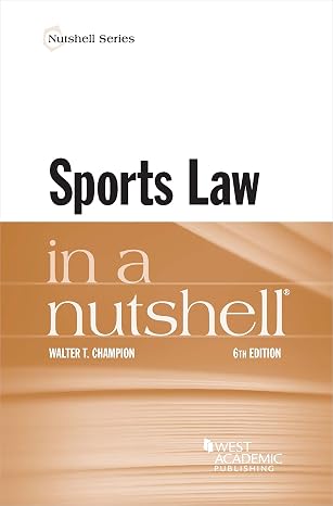 Sports Law in a Nutshell