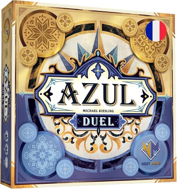 Asmodee | Azul Duel | Board Game for 2 Players | Family Game for Adults and Children from 10 Years | Tile Laying | 2 to 4 Players | 45 Min | French Version | Next Move