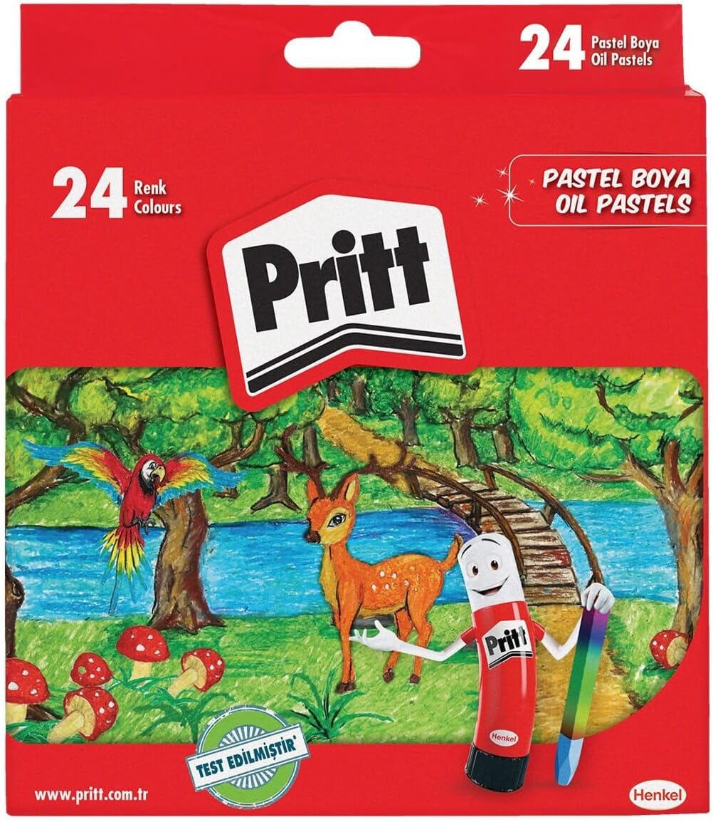 Pritt 24lü Pastel Boya - Karton Kutu