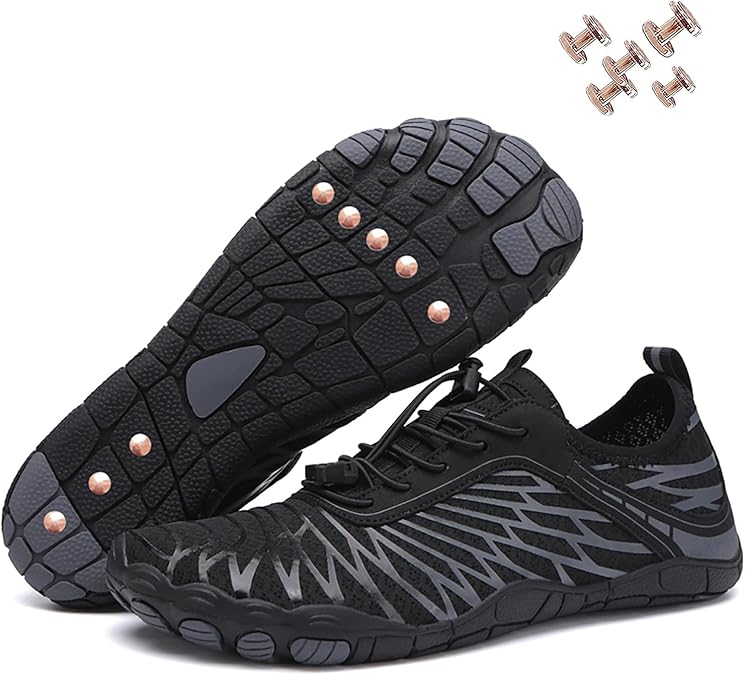 Grounding Shoes with Copper, New Waterproof Non-Slip Comfort Hike Shoe, Copper Grounded Barefoot Footwear Womens Mens