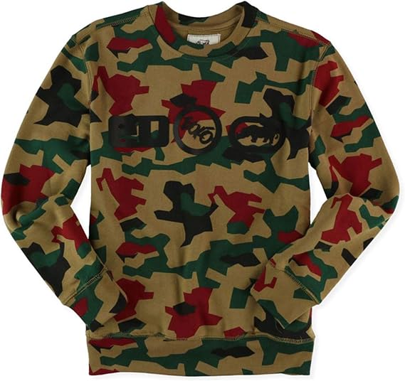 Ecko Unltd. Mens Camo Logos Sweatshirt