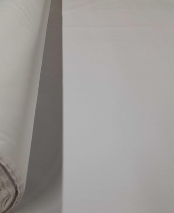 White Flocked Velvet Fabric for Upholstery Craft Curtain Drapery Material Sold by the Yard at 54 inch Wide