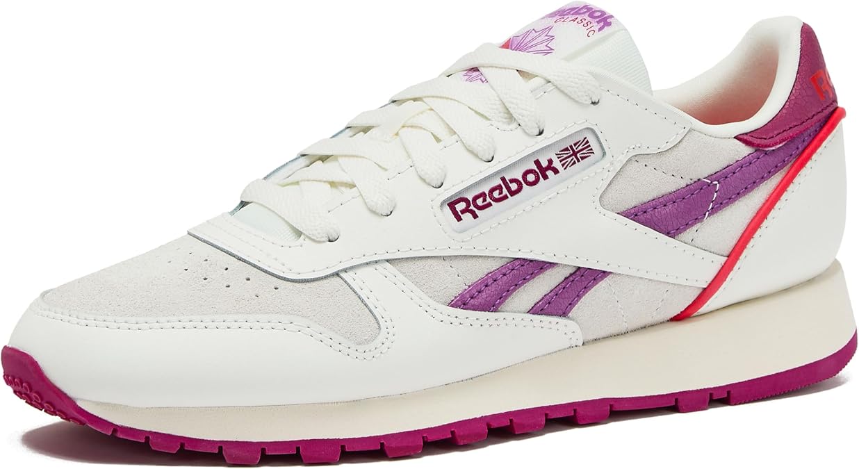 Reebok Classic Leather Sneakers for Women - Black or White Tennis Shoes Womens Size 5 to 11