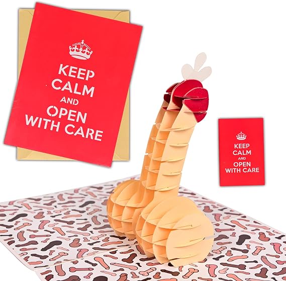 Funny Birthday Greeting Card - Funny Pop Up Card for Him Her - Great for Birthday Holiday