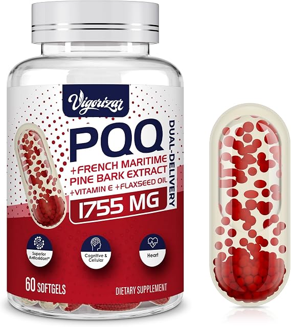 Pycnogeno with PQQ, Premium French Maritime Pine Bark Extract, 60 Softgels