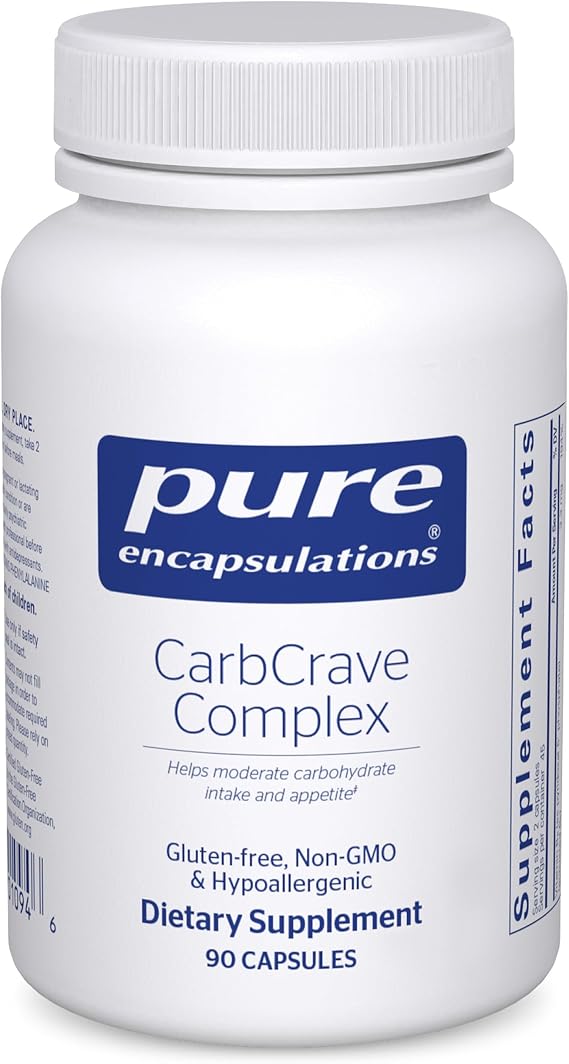 Pure Encapsulations CarbCrave Complex, 90 Capsules | With Sensoril Trim to Help Moderate Carbohydrate Intake and Lessen Appetite*