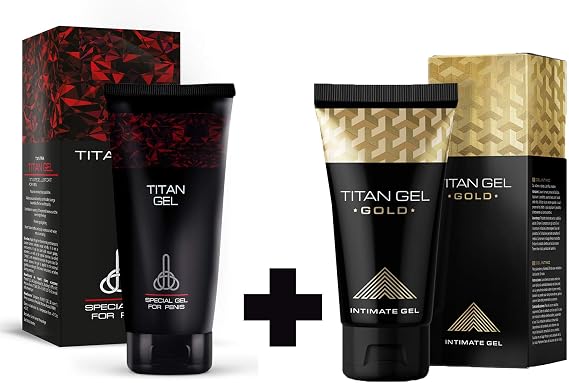 Titan gel +Titan gel GOLD MIX PACK 2x50ml original special gel for MEN Product ID: 5425620753719