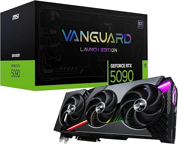 MSI GeForce RTX 5090 32G Vanguard SOC Launch Edition Graphics Card VD8998