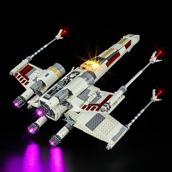 BRIKSMAX Led Lighting Kit for LEGO-75355 X-Wing Starfighter - Compatible with Lego Star Wars Building Blocks Model- Not Include Lego Set