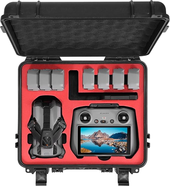 FPVtosky Hard Case for DJI Mini 5 Pro/Fly More Combo/Plus, Waterproof Carrying Case for Mavic Mini5 Pro RC 2 Accessories [ CASE ONLY ]