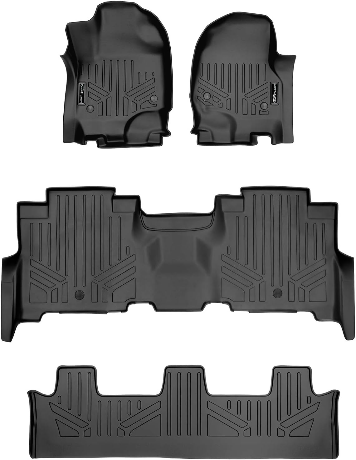 MAXLINER Floor Mats 3 Row Liner Set Compatible with 2018-2025 Ford Expedition
