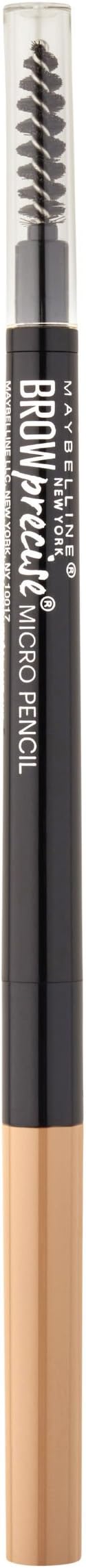 Maybelline Brow Precise Micro Eyebrow Pencil Makeup, Blonde, 0.002 oz.