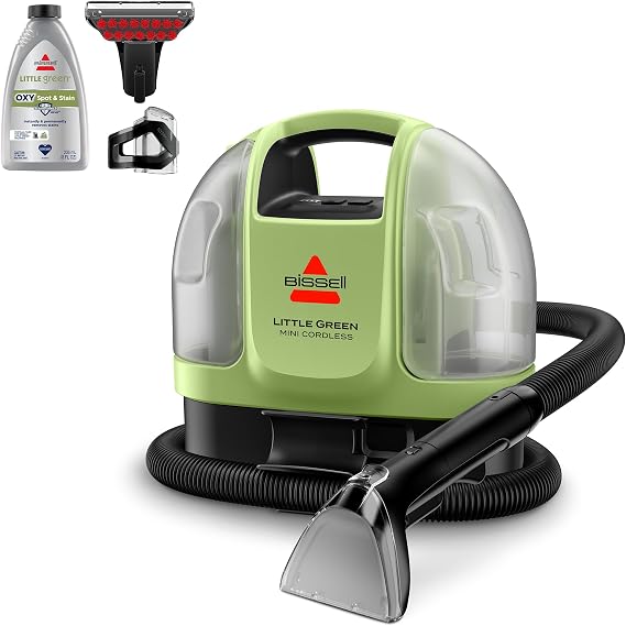 BISSELL Little Green Mini Cordless Portable Carpet Cleaner, 4015