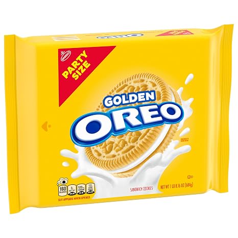 Golden Sandwich Cookies Party Size 24.16 oz
