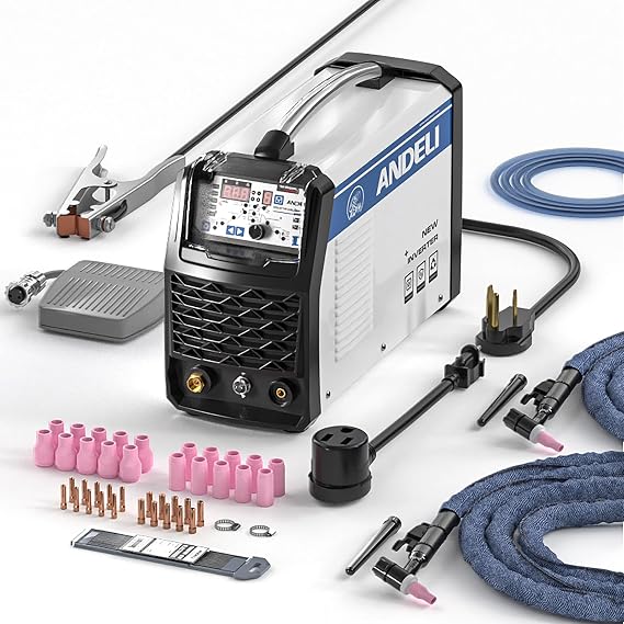 ANDELI TIG Welder Multifunctional Cold Welding Machine with Hot/Cold/TIG Pulse Cold TIG Welding Machine TIG-250MPL/TIG-250GPL (TIG-250MPL)