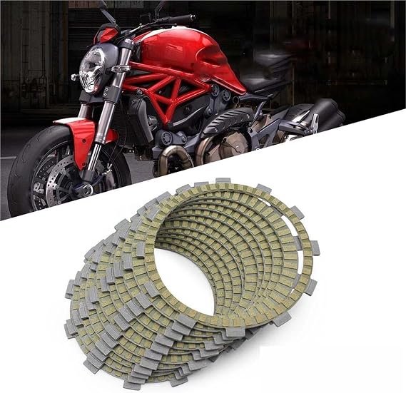 Motorcycle Clutch Disc for Ducati Monster 696 2008-2013 2012 2011 2010 2009 Motorcycle 11PCS/Set Engine Clutch Plates Disc Friction Plate Kit