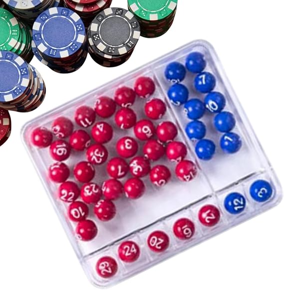 Number Selection Lottery, Lottery Ball Machine, Manual Number Machine - Manual Drawing Toy for Lottery, Portable Number Selector