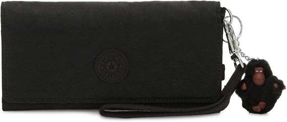 Kipling Kipling Ruby Large Wristlet Wallet Black Tonal