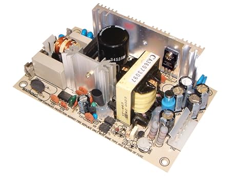 MEAN WELL EPS-65-24 Open Frame Switching Power Supply, 65 Watt, 24 Volt, 2.71 Amp