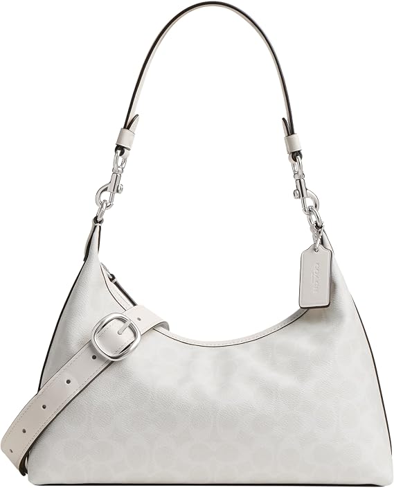 Coach Juliet Signature Canvas Shoulder Bag LH/White Chalk, Lh/White Chalk