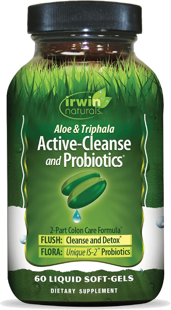 Irwin Naturals Aloe & Triphala Active-Cleanse + Probiotics