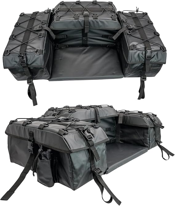 ATV Tek Arch Series Storage Bag Heavy Duty Waterproof ATV Storage Bag with Steel Frame, 4000cu Cargo Capacity and Padded Bottom Seat & Backrest for Passenger