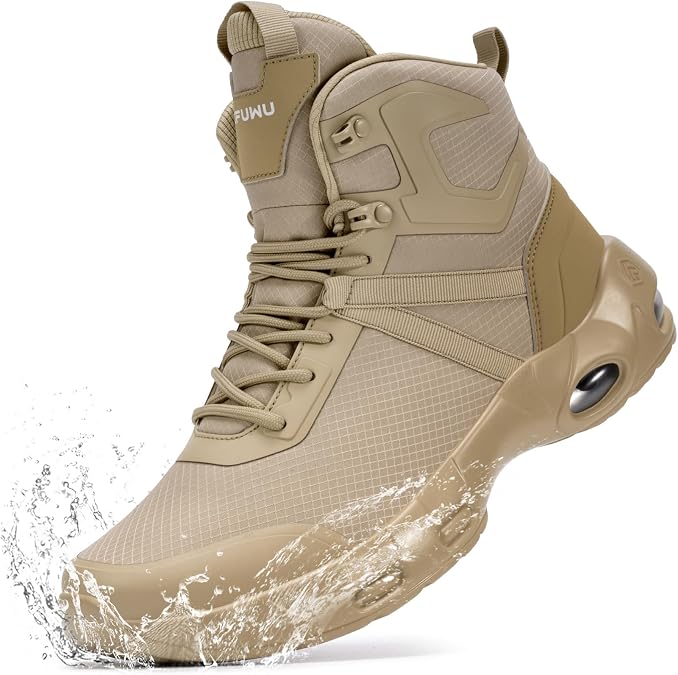 Military Tactical Boots Men Wide Waterproof 6 Inches