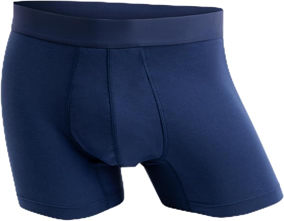 KNIX Men's Absorbent Boxer Trunks Moisture-Wicking, Odor-Resistant, Reusable, Machine Washable (1 Pack)