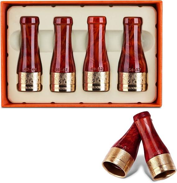 Cigar Holder, Portable 4 Sizes of Cigar Mouthpiece, Cigar Accessories for Men Luxury with Gift Box