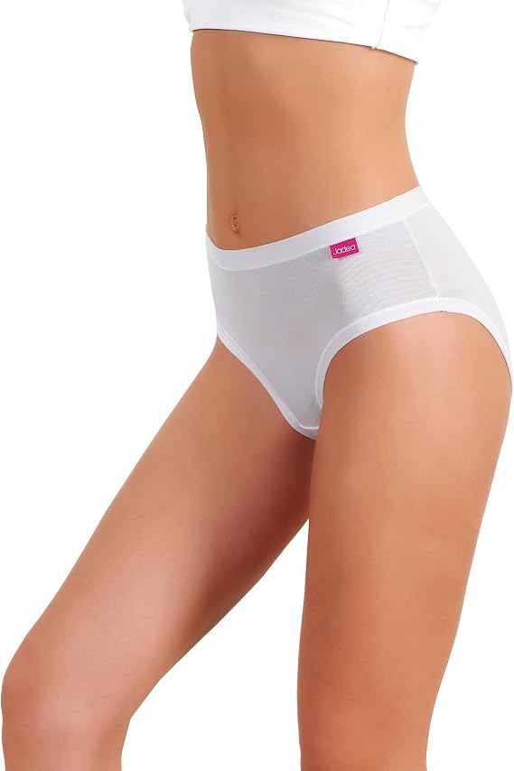 JADEA - Women's Briefs 786 Midi Pack of 3 Elastic Modal Cotton
