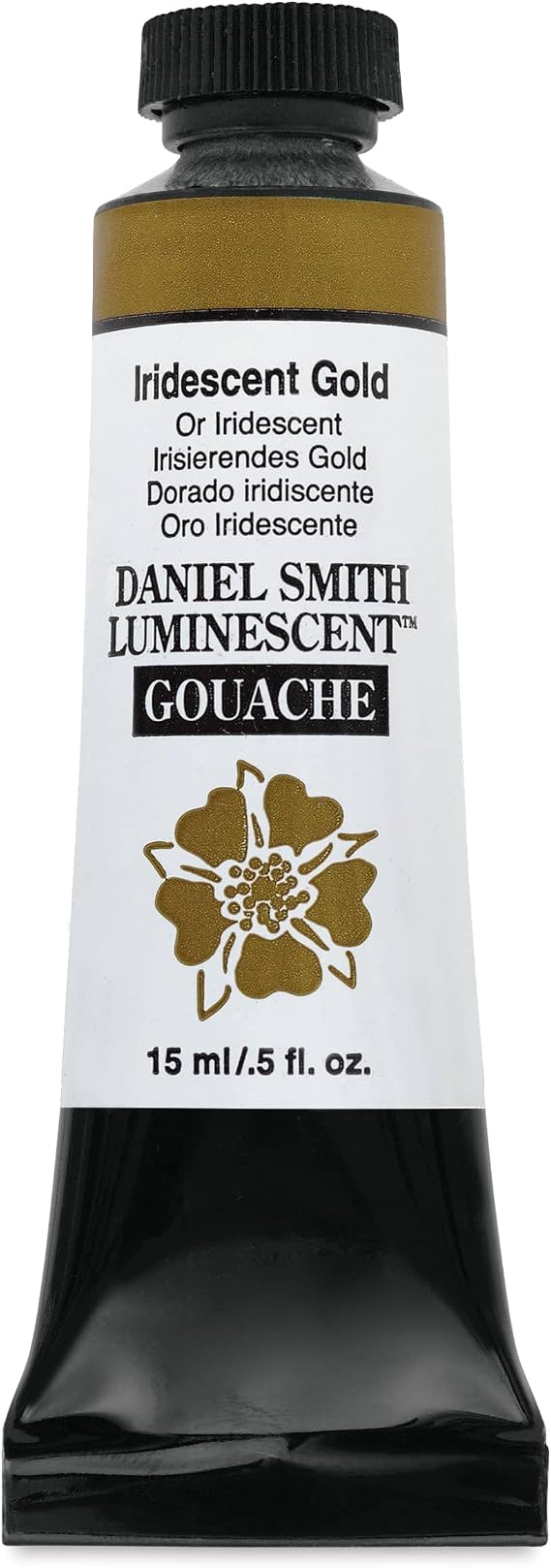 DANIEL SMITH Extra Fine Gouache 15ml Tubes Iridescent Gold 15 ml, 0.50 fl oz