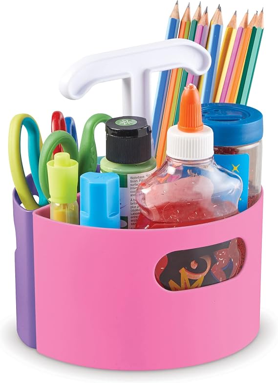 Learning Resources Create-a-Space Storage Mini Center, Pink
