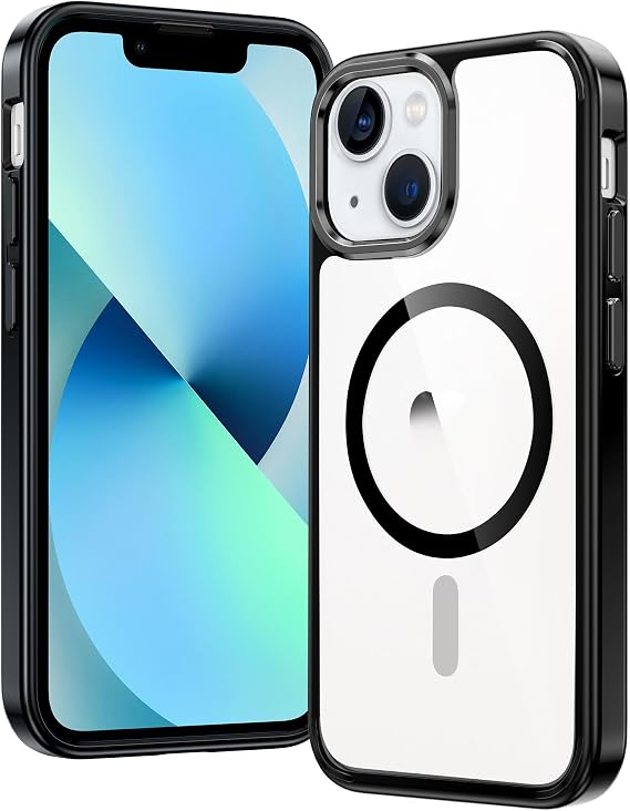 FNTCASE for iPhone 13 Mini/12 Mini Clear Case Compatible with Magsafe
