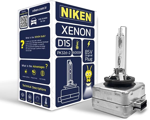 Niken D1S Xenon 6000K Tam Beyaz Renk 85V 35W PK32d-2 6000K