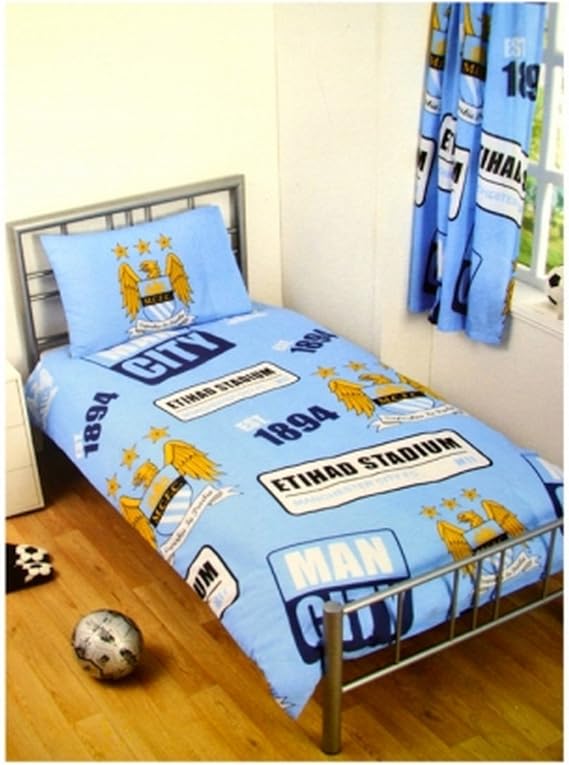 Official Football Team EPL Gift Manchester City F.C. Duvet Set PT