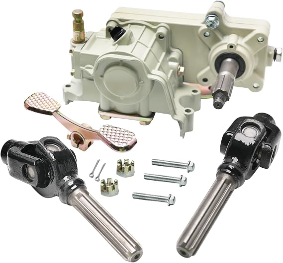 Motorcycle Transmission with Reverse, Trike Reverse Gear Kit, Reverse Gearbox for 4WD ATV 4-Wheeler Quad Go Kart Engine Motorcycle Spare Parts